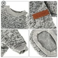 thumbnail image 7 of Luxtrada Pet Dog Classic Knitwear Sweater Fleece Coat Soft Thickening Warm Pup Dogs Shirt Winter Pet Dog Cat Clothes Soft Puppy Customes Clothing Winter Doggie Sweatshirt for Small Dogs, 7 of 7