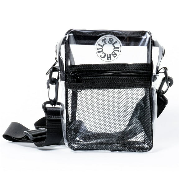 Slushcult Anywhere Clear Invisible Side Bag - 6.5" x 8.5" Vinyl