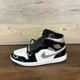 thumbnail image 2 of N I-K-E A i r-Jor-dan 1 Mid Mens Size 12 Black White Metallic Gold Silver HV0789 010, 2 of 6