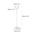 thumbnail image 2 of Table Number Holders 220mm Tall 70mm Base Width Heart Silver Tone, 24 Pieces, 2 of 5