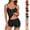Black, variant on uublik Womens Pajamas Casual Sleepwear Soft Pj Sets Tank Top and Shorts Loungewear Gray