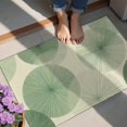 thumbnail image 4 of Green Tie Dye Overlay Pattern Door Rugs,Washable Non Slip Door Mats Indoor,Decorative Door Mats,Entry Mat Indoor for Entrance,Bedroom,Kitchen,Bathroom,20"x32", 4 of 6