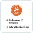 thumbnail image 4 of Pen+Gear Unsharpened Wood Pencils, Reptiles, No. 2 HB Lead , 12 Count, 4 of 6