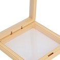 thumbnail image 4 of 2pcs Fake Nails Display Organizer Set Clear Film Oxidation Resistance Jewelry Storage Case Kit Yellow, 4 of 5