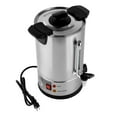 thumbnail image 5 of 8L Electric Coffee Urn with Adjustable Temperature, Anti-Scald Design, Stainless Steel, for Cafes, Offices, Weddings, Large Events - 1KW Power, Silver/Black, 5 of 7