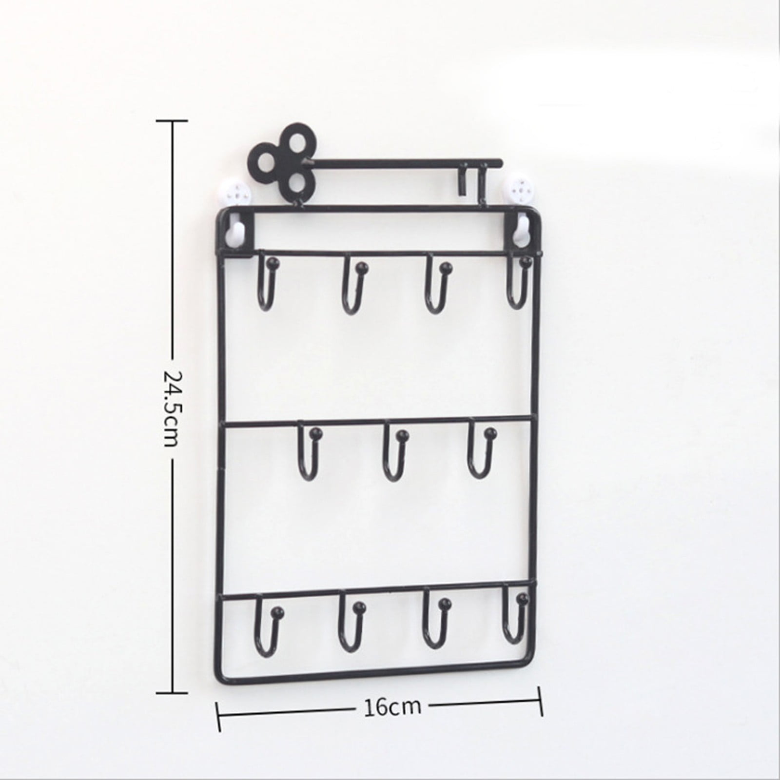 Boite à Clés Boîte De Rangement De Clés Décorative Murale En Bois Avec Crochets, Porte-clé Avec Rabat, Support De Décoration, Design D'entrée De Style Vintage, 30x20x6cm Boite Cache Clef