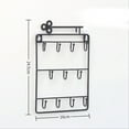 thumbnail image 2 of Key Holder For Wall Decorative Wall Mounted Key Hangers For Wall With Mail Key Rack Wooden Mail Organizer With Shelf, 2 of 4