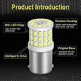 thumbnail image 3 of z New Super Bright 1156 P21W LED BA15S 1157 P21/5W BAY15D LED Car Lights Reserve Lamps Auto Brake Bulb car Signal light 12V, 3 of 5