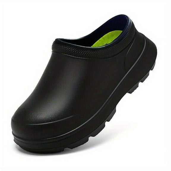 Men's Chef Clogs Waterproof Non-Slip Oil-Proof Wear-Resistant Work Shoes