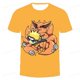 thumbnail image 1 of Camiseta de niño y niña de Anime japonés Naruto, camiseta de niño con estilo de dibujos animados, camiseta informal, 3-14 años, ropa para niños150 heqiyong CONDUJO, 1 of 2