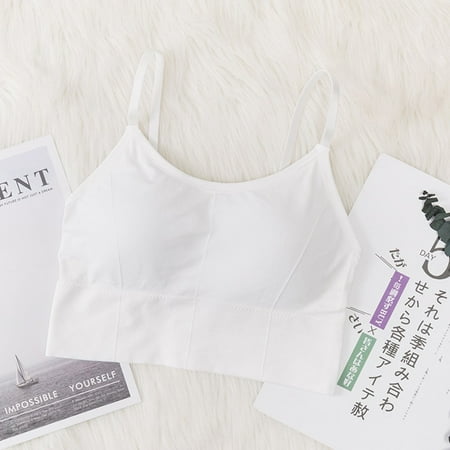 

Himiway Lightning Deals Of Today Fashion for Women Wire Cotton Bra Brassiere Sports Underwear Lingerie Workout Sets for Women Workout Tops for Women White Xl