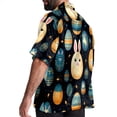 thumbnail image 3 of Easter Men's Short Sleeve Casual Printed Button Down Beach Shirts - Summer Fashion Tops, 3 of 6