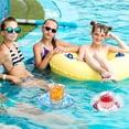 thumbnail image 4 of Tersarium 10Pcs Inflatable Cup Holder Pool Drink Holder Floats Coasters with Air Pump for Summer Pool Party, 4 of 11