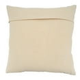 thumbnail image 2 of Saro Lifestyle 1603.N18SC 18 in. Chevron Design Square Pillow Cover, Natural, 2 of 3