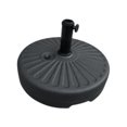 thumbnail image 2 of Zorion Base de Parapluie Remplissable Noire Robuste Stable 22 L Support de Parapluie de Réparation Robuste Rond, 2 of 9