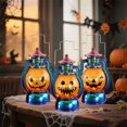 thumbnail image 1 of Velas electrónicas de Halloween - Luces nocturnas portátiles a pilas con resplandor cálido que simula llamas para decoraciones espeluznantes, 1 of 6