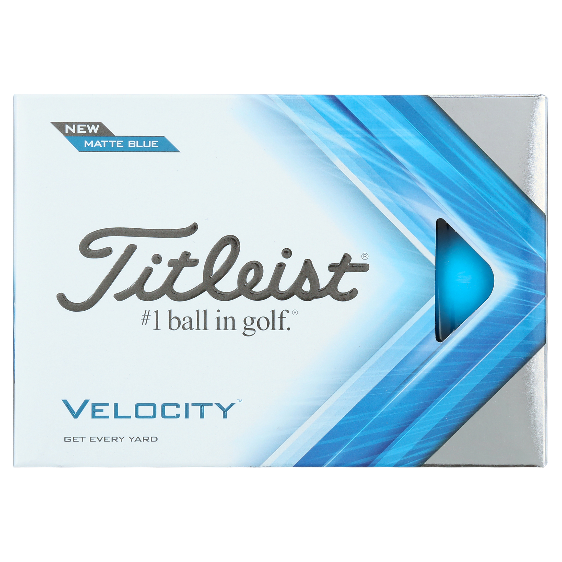 Titleist Velocity Golf Balls, 12-Pack, Matte Blue photo 3