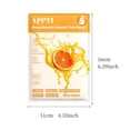 thumbnail image 5 of 10PCS APPTI Citrus Sinensis Vitamin C Face Mask – Brightening & Revitalizing Treatment with Natural Citrus Extract for a Radiant, Even-Toned & Youthfully Glowing Complexion, 5 of 6