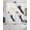 Gray-5, variant on Cows Showering Swag Valances for Windows, Small Curtains Drapes, Modern Abstract Art Funny Animals Kitchen Window Curtains Over Sink Rod Pocket Window Treatment Valance for Bedroom/Bathroom 56"x36"
