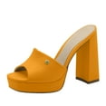 thumbnail image 2 of Slip On Platform Mule Heels, 2 of 3