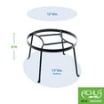 thumbnail image 2 of Achla Designs FB 30 Argyle Wrought Iron Plant Stand 8 inch H Graphite, 2 of 5
