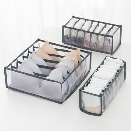 

Dragonus Foldable Underwear Storage Box Compartment Underpants Bra Organizer Drawer