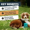 thumbnail image 2 of Mighty Paw Omega 3 Fish Oil Dog Chews, Skin & Coat Supplements, Bacon Flavor, 120 Count, 2 of 8