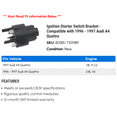 thumbnail image 2 of Ignition Starter Switch Bracket - Compatible with 1996 - 1997 Audi A4 Quattro, 2 of 2