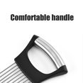 thumbnail image 3 of Utensilio De Cocina Soporte De Cebolla Rallador De Cebolla Cortador De Cebolla [Yue Xinghui] Propiedad Intelectual Procesada 304 Inserto De Cebolla De Acero Inoxidable Soporte De ANGGREK Kitchen Gadget, 3 of 8