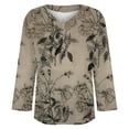 thumbnail image 4 of Endives Women's Solid Color Shirts Long Sleeve Shirt Womens Tops Fall Clothes, 4 of 5