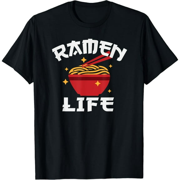 Ramen Noodle T Shirt Anime Shirt Ramen Life Tshirt T-Shirt