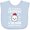 Blue, variant on Inktastic If It Involves Chickens & The Farm Count me in Boys or Girls Baby Bib