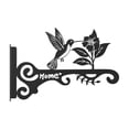 thumbnail image 2 of Hanging Rust Proof Bracket Hook For Plants Feeders Wind Chimes Lanterns, Heavy-Duty Iron Support With Decorative Hollow Bird Design For Balcony Porch Courtyard Easy Install Multi-Purpose Outdoor, 2 of 6