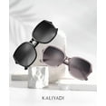 thumbnail image 4 of KALIYADI Women's Oversized Sunglasses Retro Polarized Sun Glasses with UV Protection for Women, 4 of 7