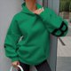 thumbnail image 4 of Sudaderas con Capucha de Moda para Mujer, Sudaderas Holgadas de Gran Tamaño, Camisetas de Larga, Corte Holgado. Verde M, 4 of 8