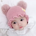 thumbnail image 2 of Gorro para bebé recién nacido, gorro para bebé recién nacido, gorro de lana tejido para hombre y mujer, gorro de otoño e invierno de sección fina, 2 of 5