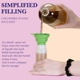 thumbnail image 3 of Botellas Squeeze Bottles Bellemain de 4 onzas para salsas con embudo y etiquetas, 3 of 6