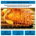 thumbnail image 6 of Kenmore 11-In-1 Digital Air Fryer Convection Toaster Oven Rotisserie 25 QT 1700W Countertop Oven, Presets Incl Bake, Pizza, Broil, Slow-Cook & Dehydrate, Dishwasher-Safe Accessories, Stainless Steel, 6 of 9