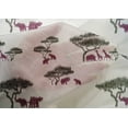 thumbnail image 4 of oneOone Cotton Silk Fabric Tree & Animals Ikat Decor Fabric Printed BTY 42 Inch Wide, 4 of 4