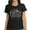 Black, variant on Womens Pancreatic Cancer Faith over Fear Purple Ribbon T-Shirt Black 2X-Large