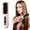 Pink, variant on Aubiu Gobrush Pro, Cordless Hair Straightener Brush, 3 Temperature Settings, Ionic & Ceramic Care, Portable Rechargeable for Frizz-Free Styling, Black