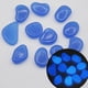 thumbnail image 3 of 100 piedras luminosas de jardín oscuro para interiores y exteriores. azul real, 3 of 8