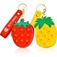thumbnail image 4 of Monedero HUOGUO Pop Fidget Toy Rainbow Strawberries, 4 of 4