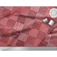 thumbnail image 2 of Soimoi Orange Poly Georgette Fabric Geometric African Print Fabric by the Yard 52 Inch Wide, 2 of 3