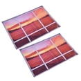thumbnail image 4 of Pegatina de paisaje de puesta de sol Jadeshay 2 piezas/juego Adhesivo de pared 3D, 4 of 12