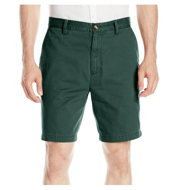 Nautica Nautica NEW Green Mens Size 33 Khakis Chinos Flat Front Deck Shorts