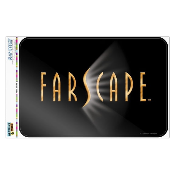 Farscape TV Show Logo on Black Home Business Office Sign