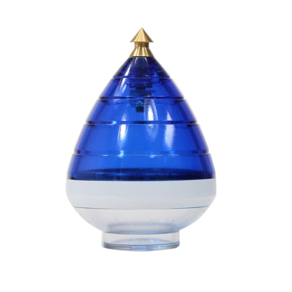 Spintastics Trompo Bearing Spintop, Beginner to Pro, [Blue and Clear]
