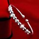 thumbnail image 5 of Guardurnaity de cuentas de transferencia de plata para mujeres y niñas, brazalete abierto, de la suerte, accesorio de decoración de regalo Ropa, zapatos y accesorios Miscelánea, 5 of 6