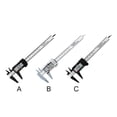 thumbnail image 4 of Kenally Pantalla digital Vernier Caliper LCD 0.01 mm / 0.001 pulgadas Micrómetro Calibre Regla Longitud Profundidad Acero inoxidable Portátil de mano Medidores de medidas dimensionales Tipo 8 Kenally TO001041-09, 4 of 6